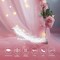 Edge Collections; Edge Collections - 10" x 10" - Tulle Curtain Backdrop with 300 LED Fairy Lights - 1 Piece; Category:Curtains & Backdrops; Image:3